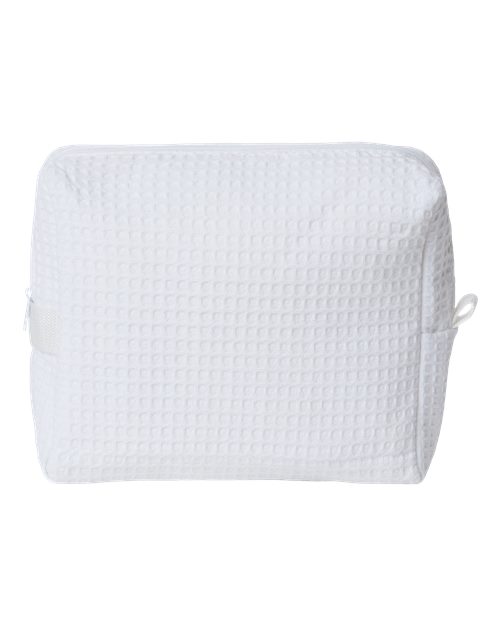 Liberty Bags 5770 Tammy Waffle Weave Spa Bag - White - back