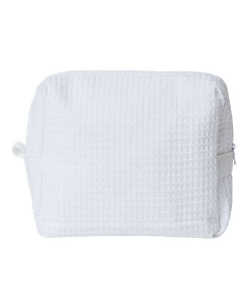 Liberty Bags 5770 Tammy Waffle Weave Spa Bag - White - front