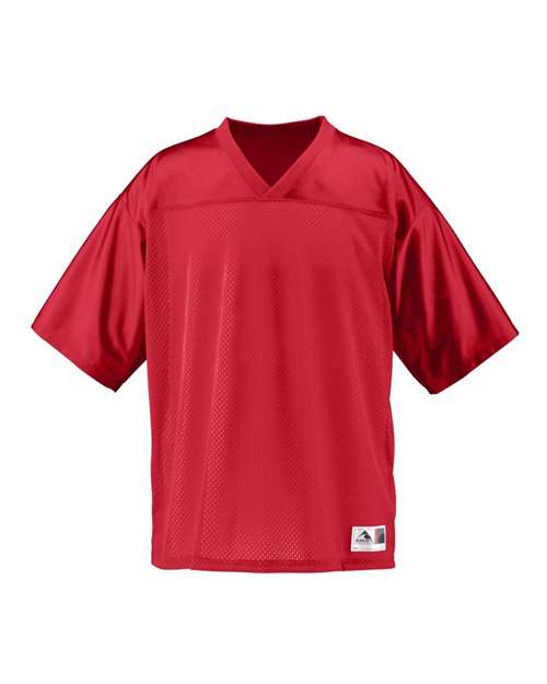 Augusta Sportswear 258 Youth Stadium Replica Jersey - Red - front