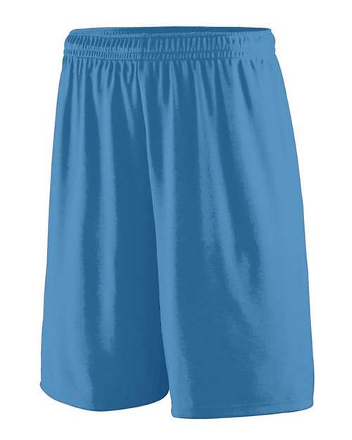 Augusta Sportswear 1420 Men's Training Shorts - Columbia Blue - side