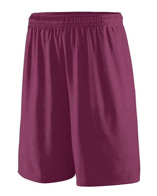 Augusta Sportswear 1420 Men's Training Shorts - Maroon - side