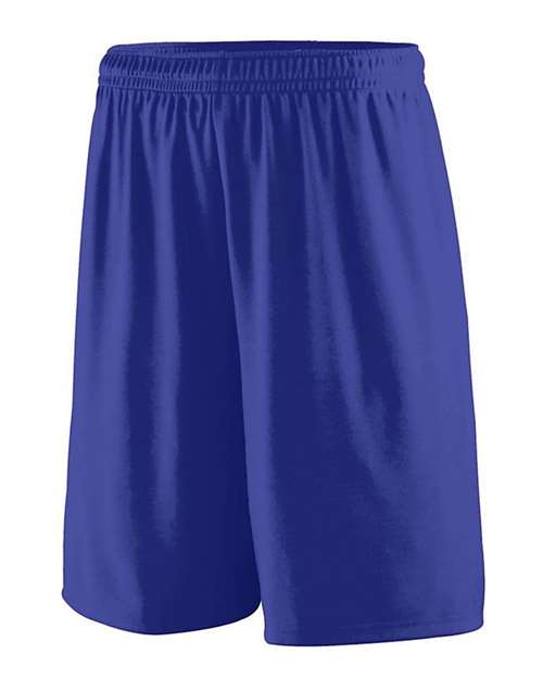 Augusta Sportswear 1420 Men's Training Shorts - Purple - side