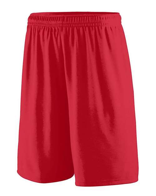 Augusta Sportswear 1420 Men's Training Shorts - Red - side