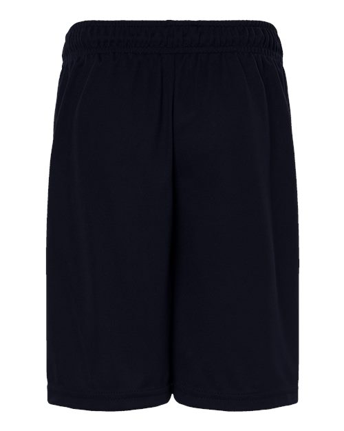 Augusta Sportswear 1426 Youth Octane Shorts - Black - back