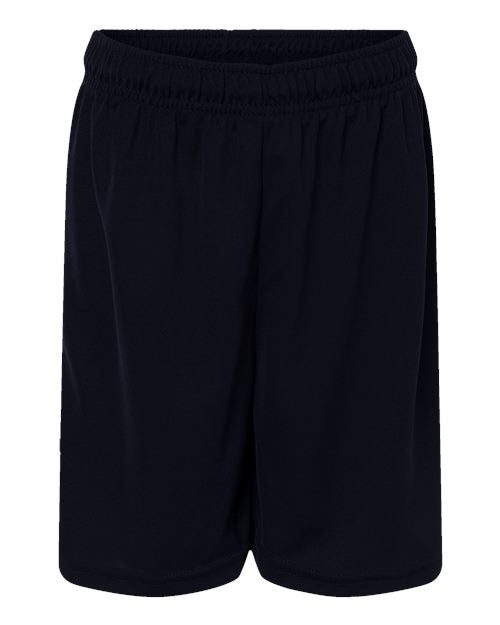 Augusta Sportswear 1426 Youth Octane Shorts - Black - front