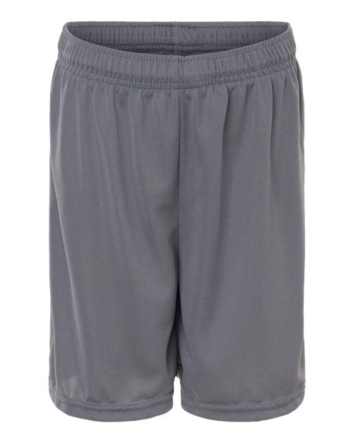 Augusta Sportswear 1426 Youth Octane Shorts - Graphite - front