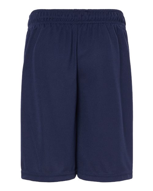 Augusta Sportswear 1426 Youth Octane Shorts - Navy - back