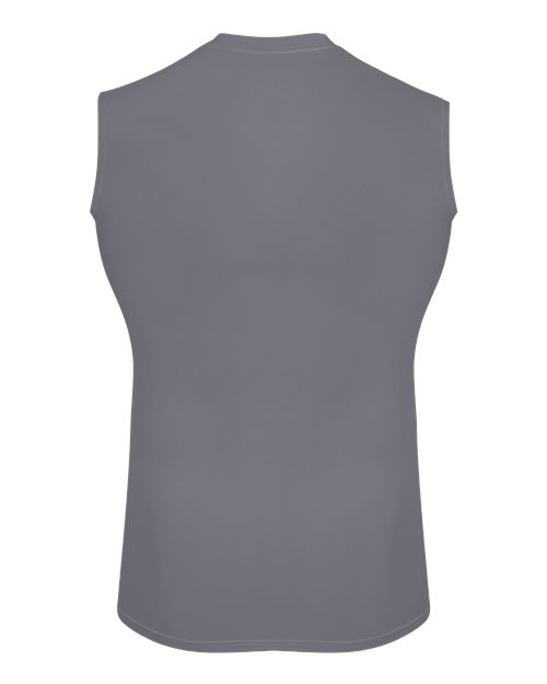 Augusta Sportswear 2602 Unisex Hyperform Sleeveless Compression Shirt - Graphite - back