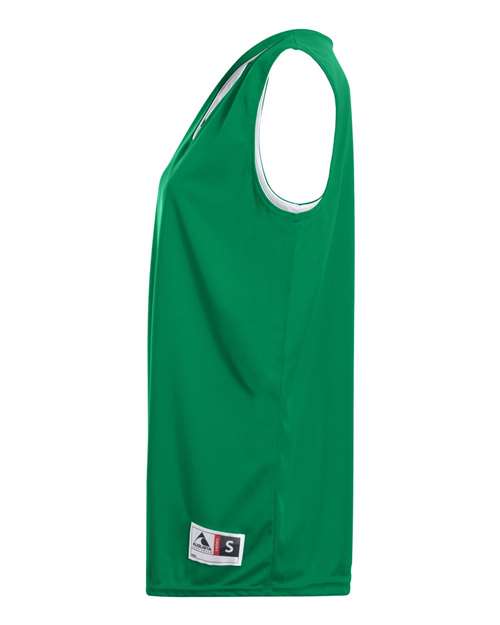 Augusta Sportswear 147 Women's Reversible Wicking Tank Top - Kelly/ White - side