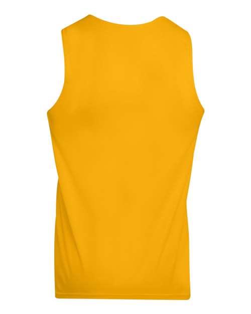 Augusta Sportswear 148 Unisex Reversible Wicking Tank Top - Gold/ White - back