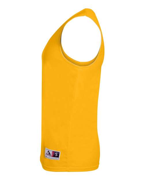 Augusta Sportswear 148 Unisex Reversible Wicking Tank Top - Gold/ White - side