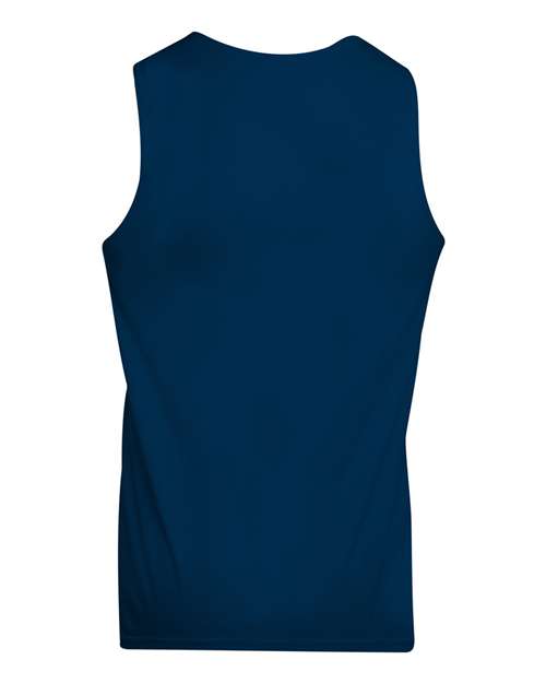 Augusta Sportswear 148 Unisex Reversible Wicking Tank Top - Navy/ White - back