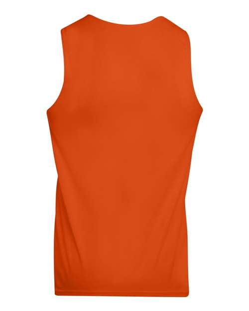 Augusta Sportswear 148 Unisex Reversible Wicking Tank Top - Orange/ White - back