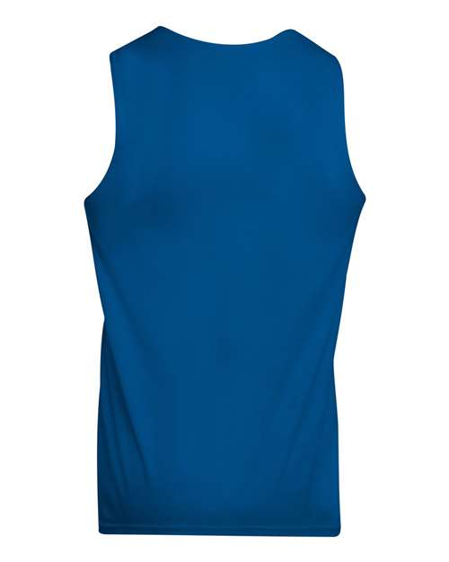Augusta Sportswear 148 Unisex Reversible Wicking Tank Top - Royal/ White - back