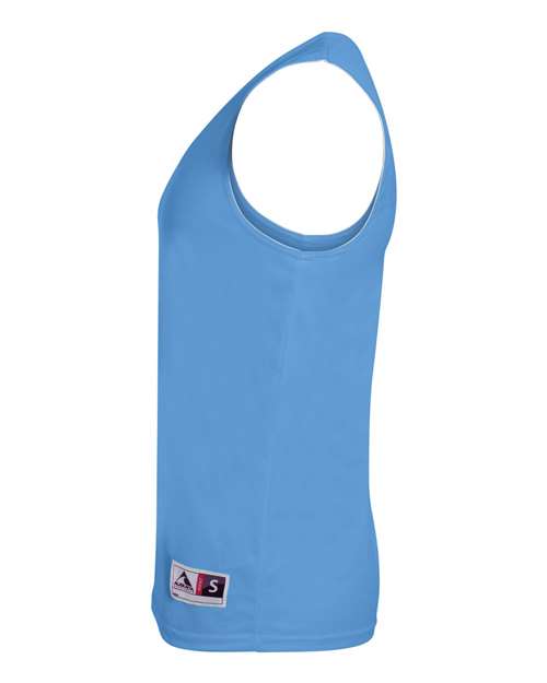 Augusta Sportswear 149 Youth Reversible Wicking Tank Top - Columbia Blue/ White - side