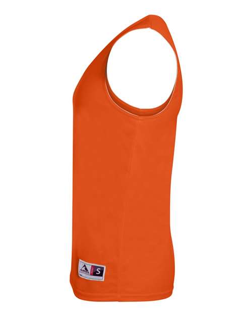 Augusta Sportswear 149 Youth Reversible Wicking Tank Top - Orange/ White - side