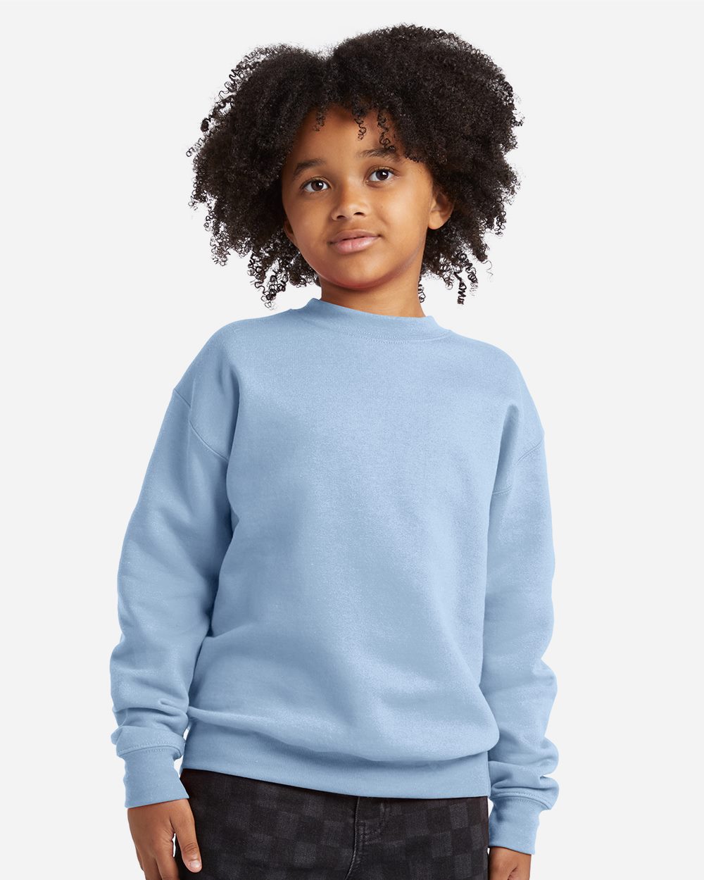 Hanes P360 Youth EcoSmart® Crewneck Sweatshirt - style