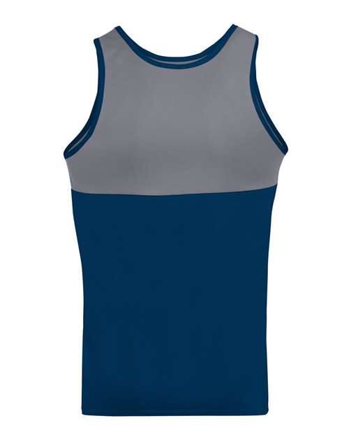 Augusta Sportswear 352 Men's Accelerate Jersey - Navy/ Graphite - back