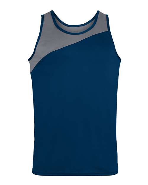 Augusta Sportswear 352 Men's Accelerate Jersey - Navy/ Graphite - front