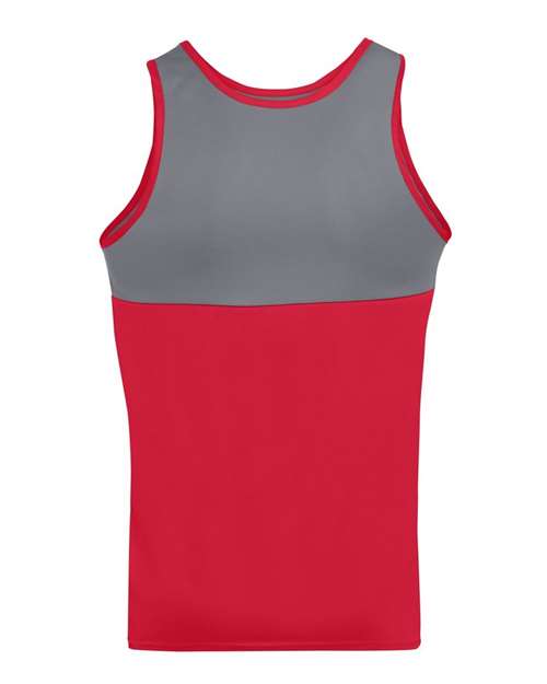 Augusta Sportswear 352 Men's Accelerate Jersey - Red/ Graphite - back