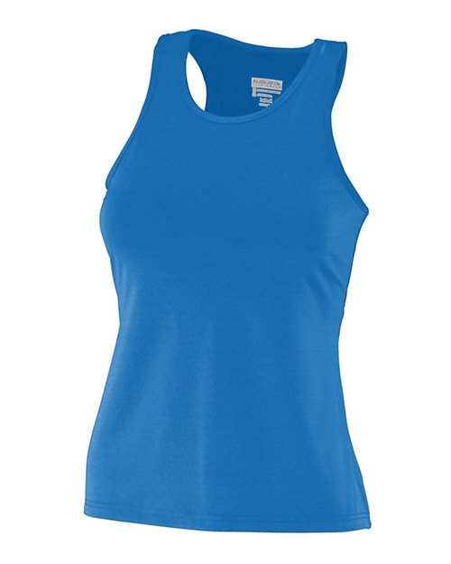 Augusta Sportswear 1203 Girls' Solid Racerback Tank Top - Royal - side