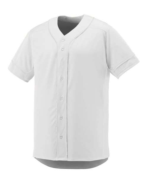Augusta Sportswear 1660 Men's Slugger Jersey - White/ White - side