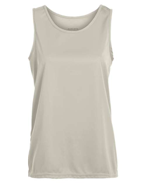 Augusta Sportswear 1705 Women's Training Tank Top - Silver Grey - front