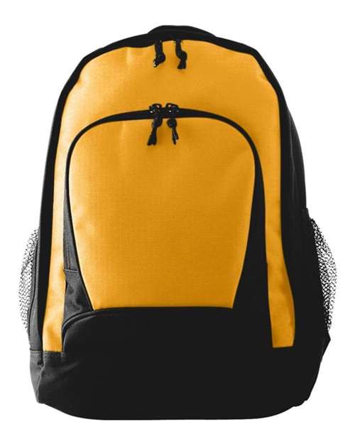 Augusta Sportswear 1710 Ripstop Backpack - Gold/ Black - front