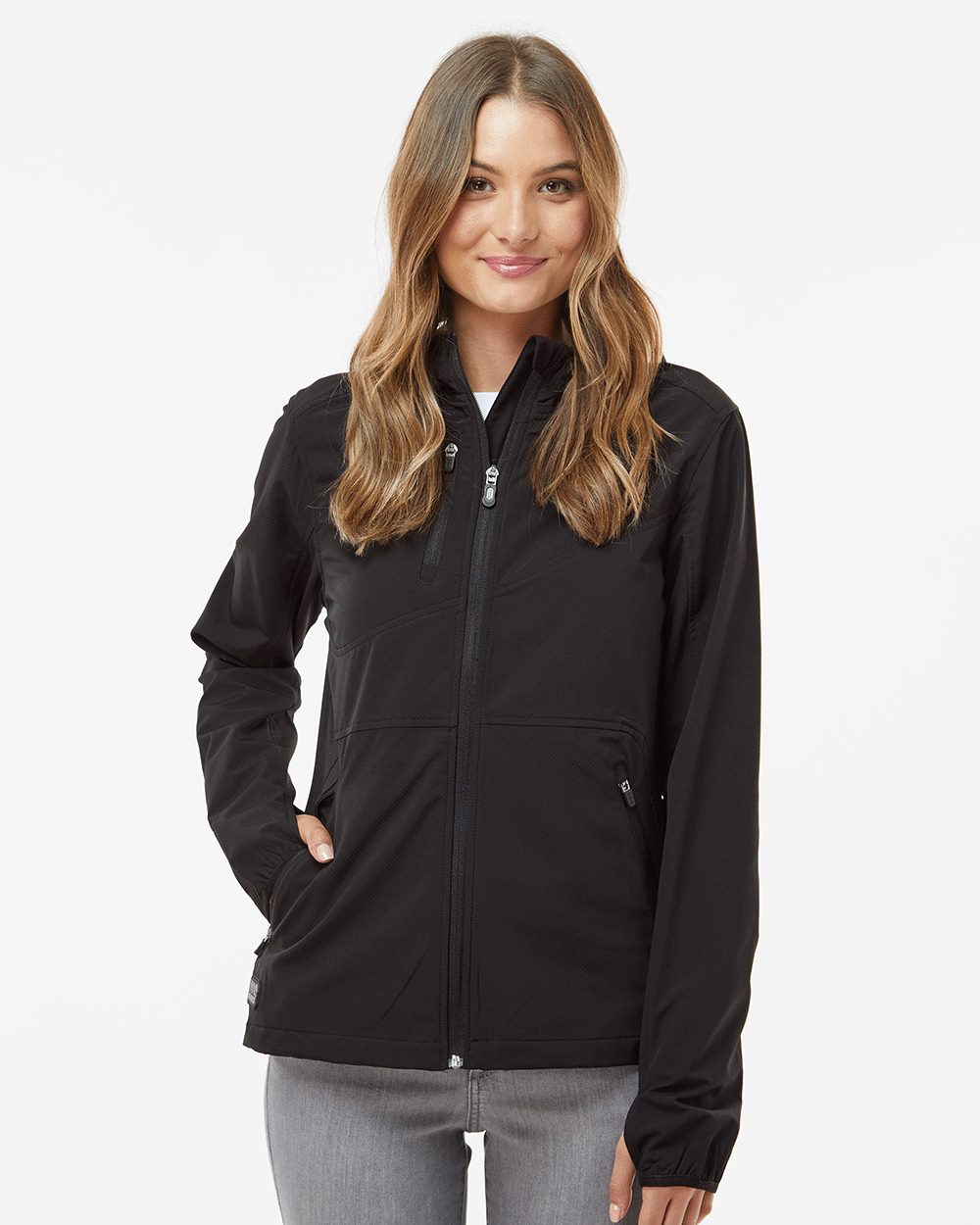 DRI DUCK 9411 Women's Ascent Soft Shell Hooded Jacket - style