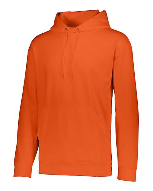 Augusta Sportswear 5505 Men's Wicking Fleece Hooded Sweatshirt - Orange - side