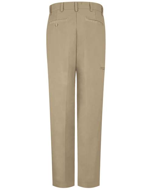 Red Kap PT2C Men's Cell Phone Pocket Pants - Khaki - Unhemmed - back