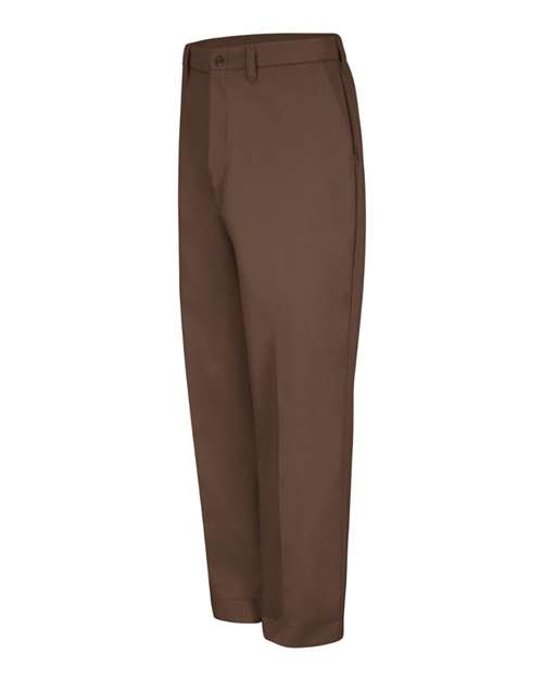 Red Kap PT10 Men's Red-E-Prest® Work Pants - Brown - 32I - side