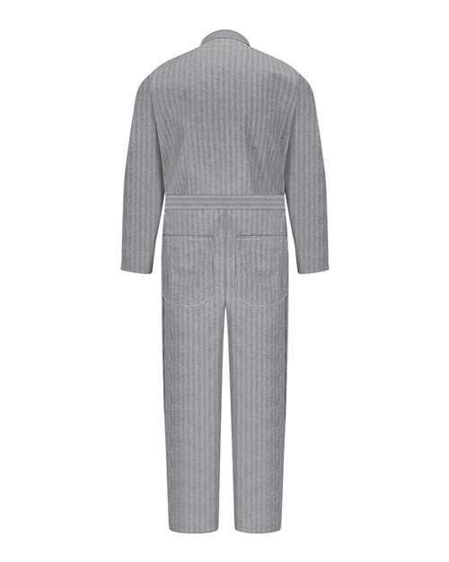 Red Kap CC16 Men's Button-Front Cotton Coverall - Fisher Herringbone - back
