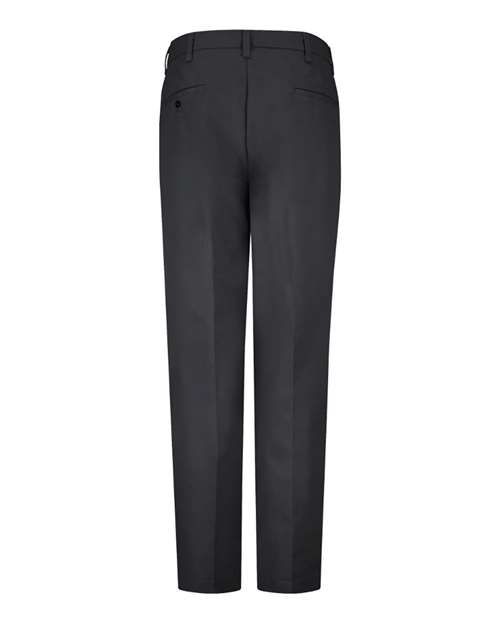 Red Kap PT38 Men's Pleated Twill Slacks - Black - Unhemmed - back