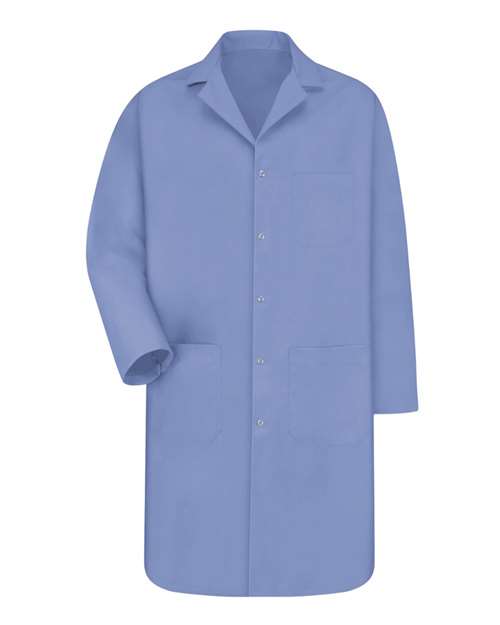 Red Kap KP18 Unisex Gripper Front Lab Coat - Light Blue - front