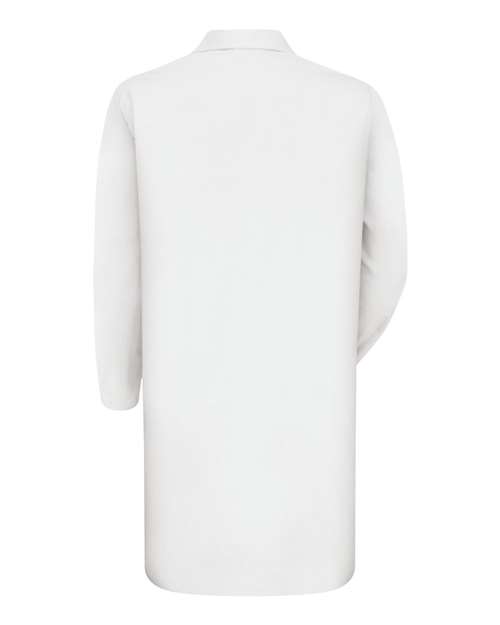 Red Kap KP18 Unisex Gripper Front Lab Coat - White - back