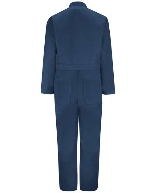 Red Kap CT10T Men's Tall Twill Action Back Coverall - Navy - back