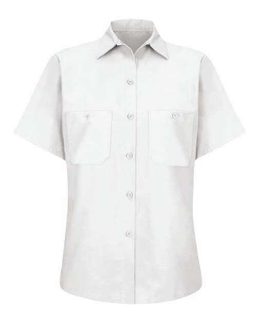 Red Kap SP23 Women's Industrial Work Shirt - White - front