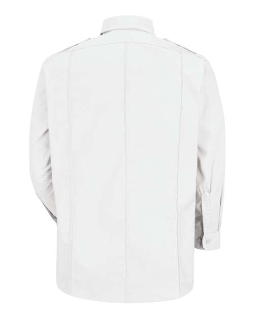 Red Kap SP36 Men's Long Sleeve Security Shirt - White - 323 - back