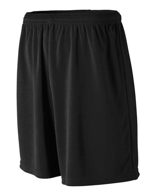 Augusta Sportswear 805 Men's Wicking Mesh Athletic Shorts - Black - side