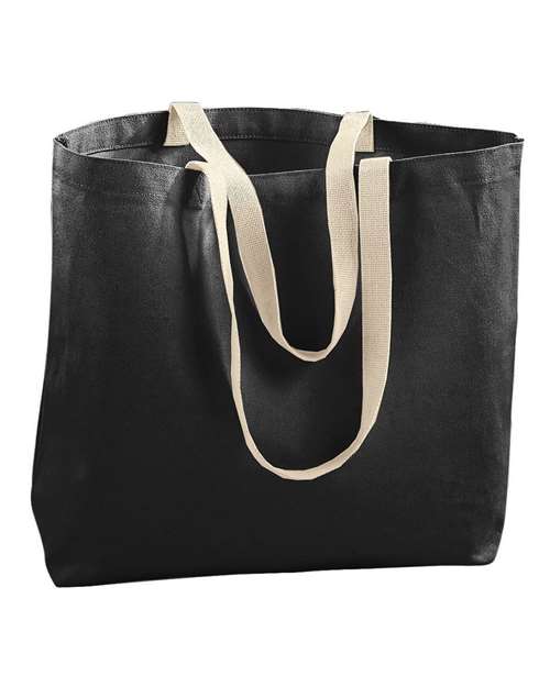 Augusta Sportswear 600 Jumbo Tote - Black - side