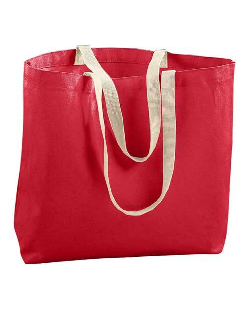 Augusta Sportswear 600 Jumbo Tote - Red - side