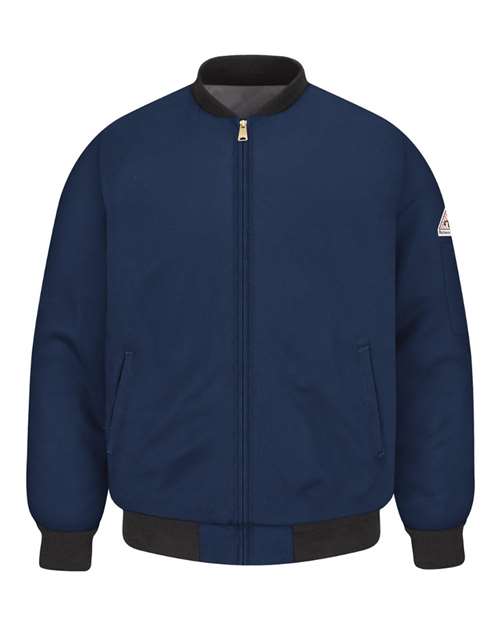 Bulwark JET2 Men's Flame Resistant Team Jacket - Navy - front