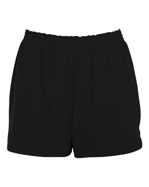Augusta Sportswear 987 Women's Trim Fit Jersey Shorts - Black - front