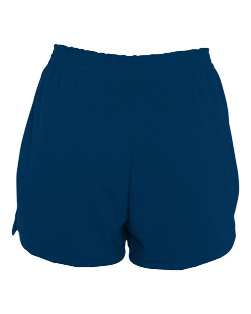 Augusta Sportswear 987 Women's Trim Fit Jersey Shorts - Navy - back