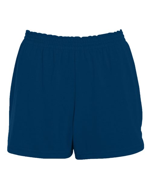 Augusta Sportswear 987 Women's Trim Fit Jersey Shorts - Navy - front