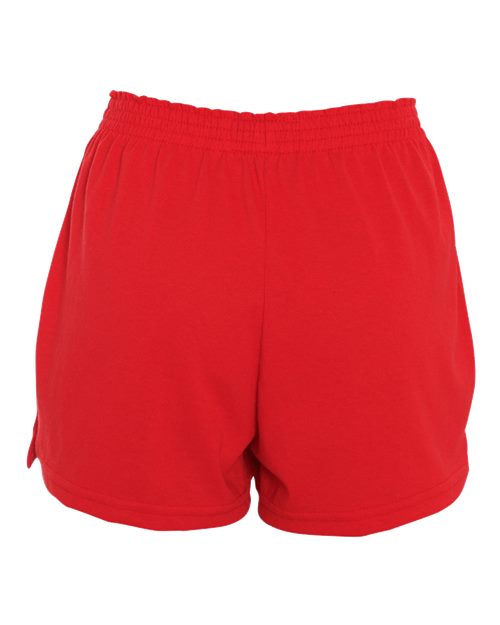 Augusta Sportswear 987 Women's Trim Fit Jersey Shorts - Red - back