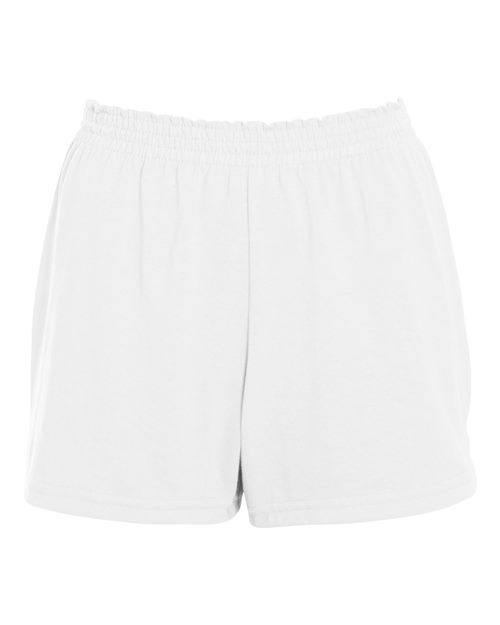 Augusta Sportswear 987 Women's Trim Fit Jersey Shorts - White - front