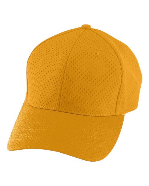 Augusta Sportswear 6236 Youth Athletic Mesh Cap - Gold - front