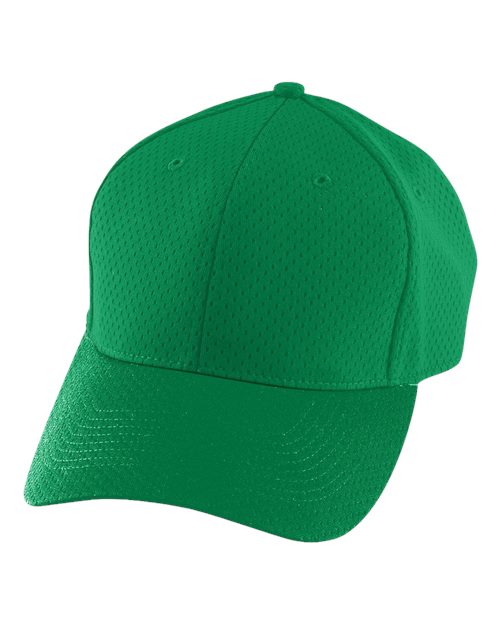 Augusta Sportswear 6236 Youth Athletic Mesh Cap - Kelly - front